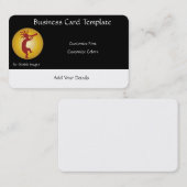 Sun Kokopelli Logo Southwestern Visitekaartje (Voorkant / Achterkant)