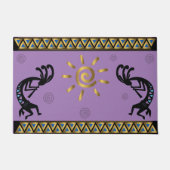 Sun Kokopelli Southwestern Doormat Deurmat (Voorkant)