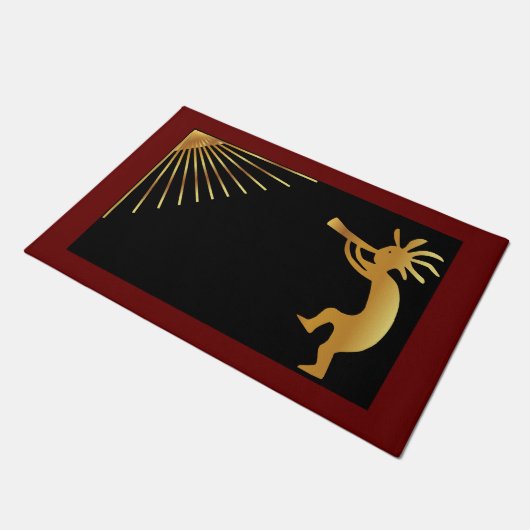 Sun Kokopelli Southwestern Doormat Deurmat (Schuin)