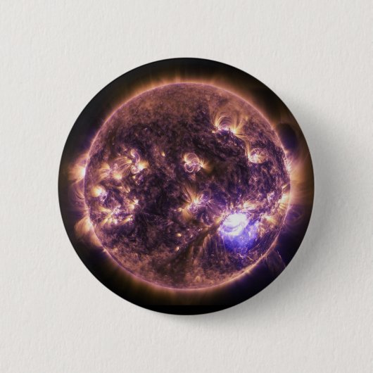 Sun-kracht Ronde Button 5,7 Cm (Voorkant)
