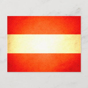 Sun kust Austria Flag Briefkaart