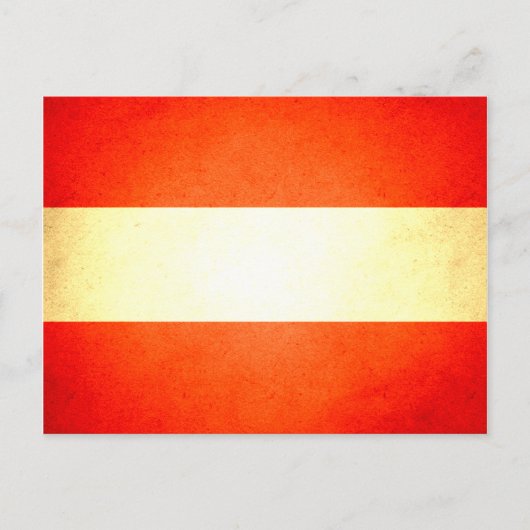 Sun kust Austria Flag Briefkaart (Voorkant)