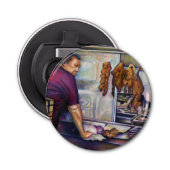 Sun Kust Chicken, Singapore Button Flesopener (Voorkant)