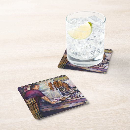 Sun Kust Chicken, Singapore Kartonnen Onderzetters (Insitu)