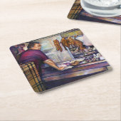 Sun Kust Chicken, Singapore Kartonnen Onderzetters (Schuin)