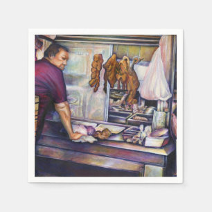 Sun Kust Chicken, Singapore Servetten