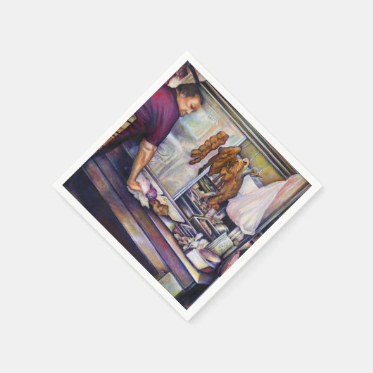 Sun Kust Chicken, Singapore Servetten (Hoek)