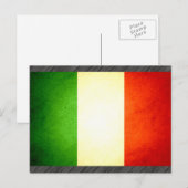 Sun kust Italy Flag Briefkaart (Voorkant / Achterkant)