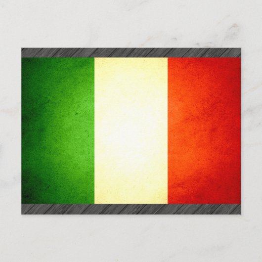 Sun kust Italy Flag Briefkaart (Voorkant)