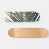 Sun Kust Palm Leaf #1 #tropical #wall #art Persoonlijk Skateboard (Horizontaal)
