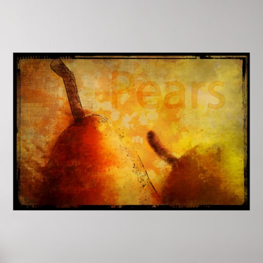 Sun kust Pears Art Print (Voorkant)