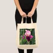 Sun-kust Pink Iris Garden Tote Bag (Voorkant (product))