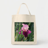 Sun-kust Pink Iris Garden  Tote Bag (Voorkant)