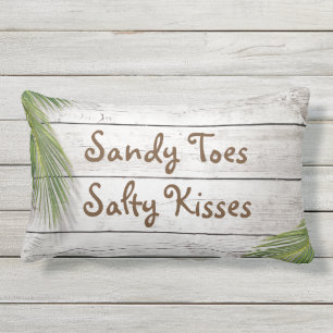 Sun Kust Sandy Toes Salty Kisses OutdoorPillow Buitenkussen