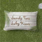 Sun Kust Sandy Toes Salty Kisses OutdoorPillow Buitenkussen (Gras)