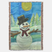 Sun-Kust Snowman Deken (Voorkant Verticaal)