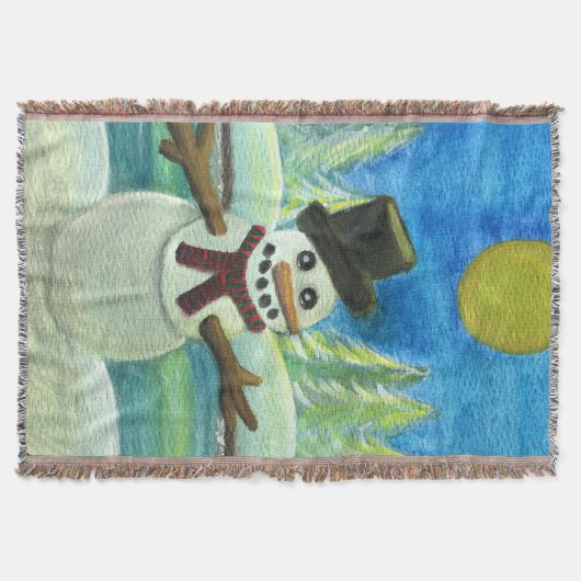 Sun-Kust Snowman Deken (Voorkant)