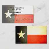 Sun kust Texas Flag Visitekaartje (Voorkant / Achterkant)