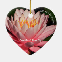 Sun Kust Water Lily 2 Keramisch Ornament