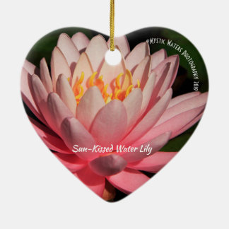 Sun Kust Water Lily 2 Keramisch Ornament