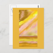 Sun Lake (full) Abstract Art Briefkaart (Voorkant / Achterkant)