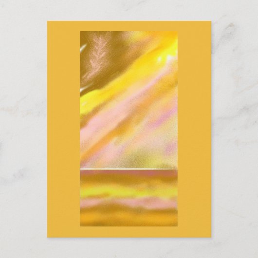 Sun Lake (full) Abstract Art Briefkaart (Voorkant)