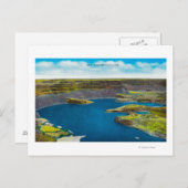 Sun Lakes- Dry Herfst State Park, Washington Briefkaart (Voorkant / Achterkant)