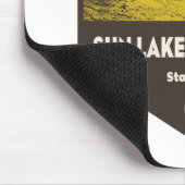 Sun Lakes-Dry Herfst State Park Washington Muismat (Hoek)