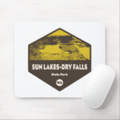 Sun Lakes-Dry Herfst State Park Washington Muismat (Met muis)