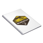 Sun Lakes-Dry Herfst State Park Washington Notitieboek (Rechterzijde)