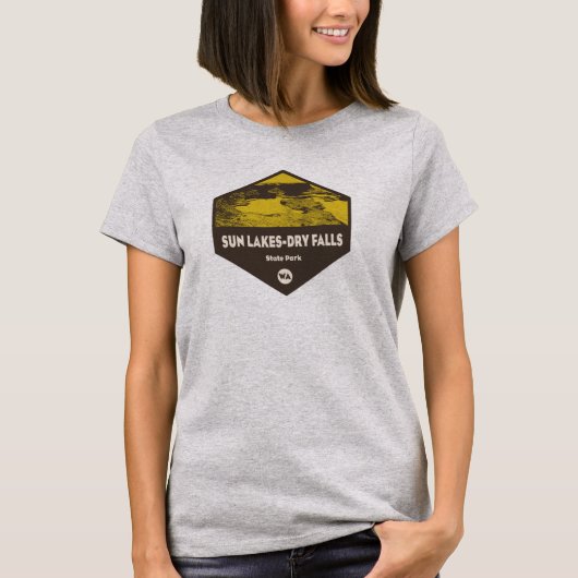 Sun Lakes-Dry Herfst State Park Washington T-shirt (Voorkant)
