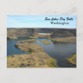 Sun Lakes-Dry Herfsten, Washington Reisfoto Briefkaart (Voorkant)