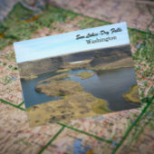 Sun Lakes-Dry Herfsten, Washington Reisfoto Briefkaart