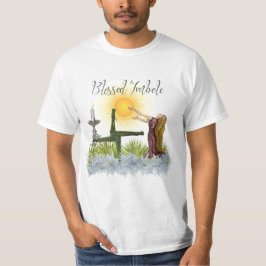 Sun Light Brigid's Cross Imbolc Keltische Wicca T-shirt