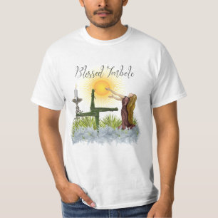 Sun Light Brigid's Cross Imbolc Keltische Wicca T-shirt