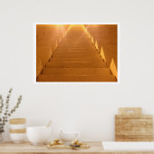 Sun-lit Stappen Poster (Keuken)