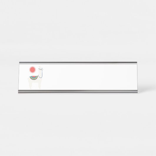 Sun Llama Bureau Naambordje (Voorkant)