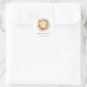 Sun Logo Ronde Sticker (Tas)