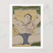 Sun Lounger Briefkaart (Voorkant)