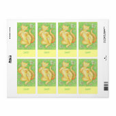 Sun Lover 'Name'-label Etiket (Full Sheet)