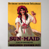 Sun-Maid California Raisin Poster (Voorkant)