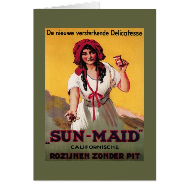 Sun-Maid California Raisin Poster (Voorkant)