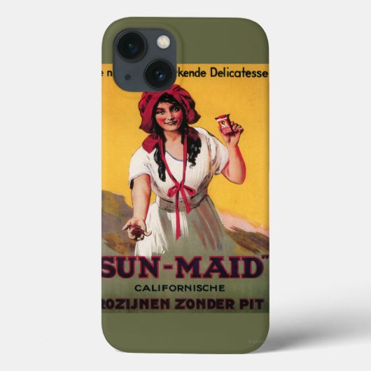 Sun-Maid California Raisin Poster Case-Mate iPhone Case (Achterkant)