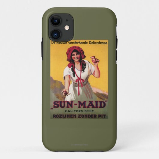 Sun-Maid California Raisin Poster Case-Mate iPhone Case (Achterkant)