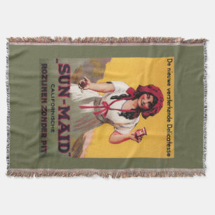 Sun-Maid California Raisin Poster Deken