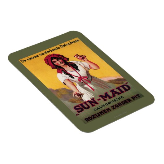 Sun-Maid California Raisin Poster Magneet (Rechterzijde)