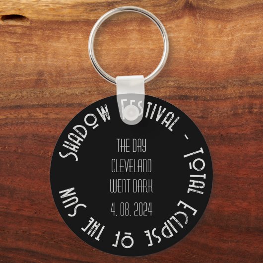 Sun Maiden Total Solar Eclipse Tekst toevoegen Eve Sleutelhanger (Achterkant)