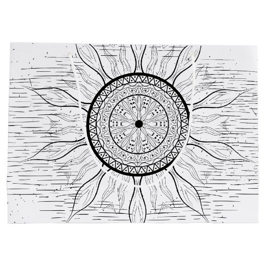 Sun Mandala 1 Groot Cadeauzakje (Achterkant)