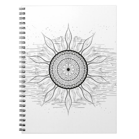 Sun Mandala 1 Notitieboek (Voorkant)