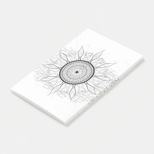 Sun Mandala 1 Post-it® Notes (Schuin)
